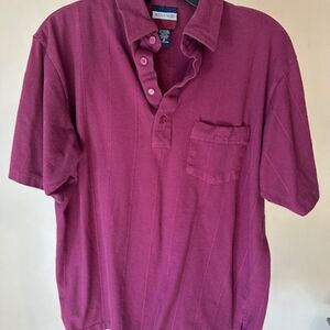 Boulevard Burgundy Polo Shirt   8543  Medium